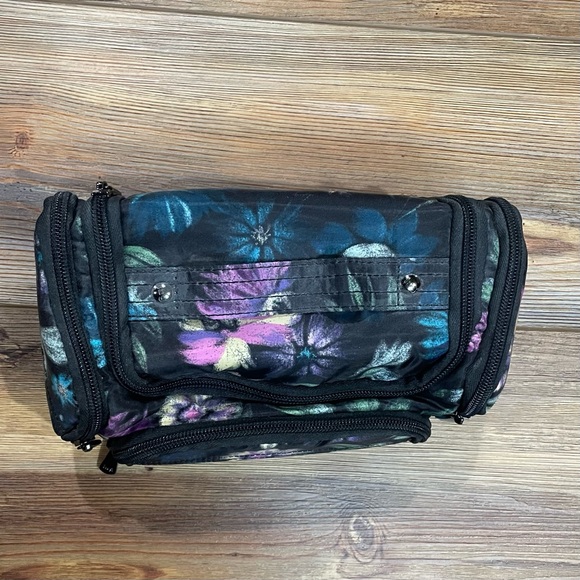 Lug Mini Trolley Pretty Floral Makeup Toiletry Bag Travel Lightweight NWOT - Picture 2 of 7